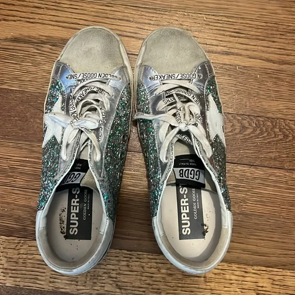 Golden goose superstar sneakers glitter size 39 - Picture 6 of 6